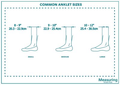 Anklet Sizes and Guidelines - MeasuringKnowHow